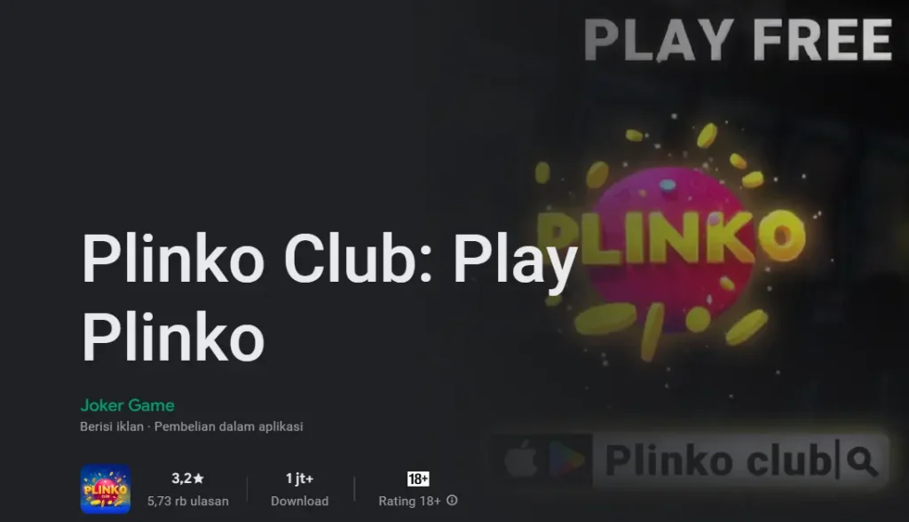 Plinko slot app: Plinko Club.